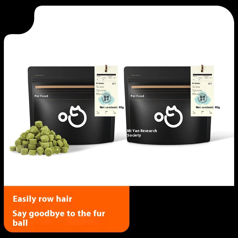 Cat Grass Freeze-Drying, Hair Removal, Ball Hair Removal, Hair Gain, Cheek Grinding, Teeth Cleaning, Cat Snacks, Hair Removal