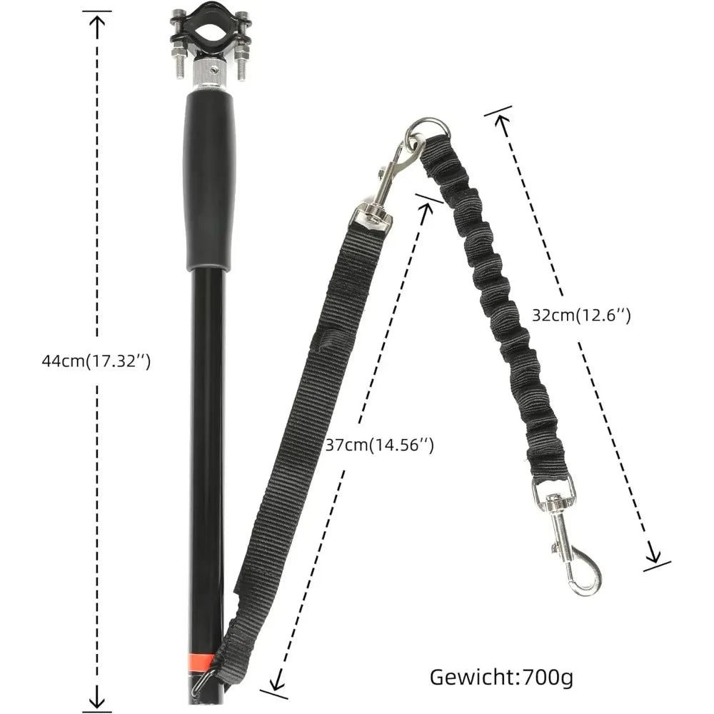 Dog Bicycle Exerciser Leash Hands Free Bicycle Dog Leash Dog Bike Leash Jogging Cycling Bicycle-Cruises Outdoor Safe with Pets