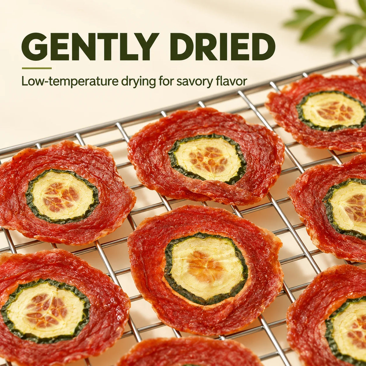 Duck Cucumber Dog Treats 60g Crispy Meat Chips Pet Training Rewards Puppy Snacks for Small Medium Large Dogs Daily Treats