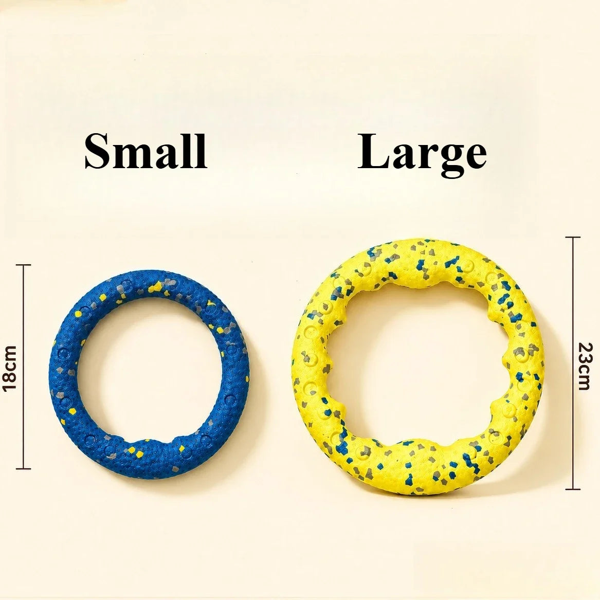 Dog Toy Ring Durable Chewable Teeth Grinding Floats in Water Pull Ring for Interaction Fun for Pets Pet Puzzle Toys ETPU