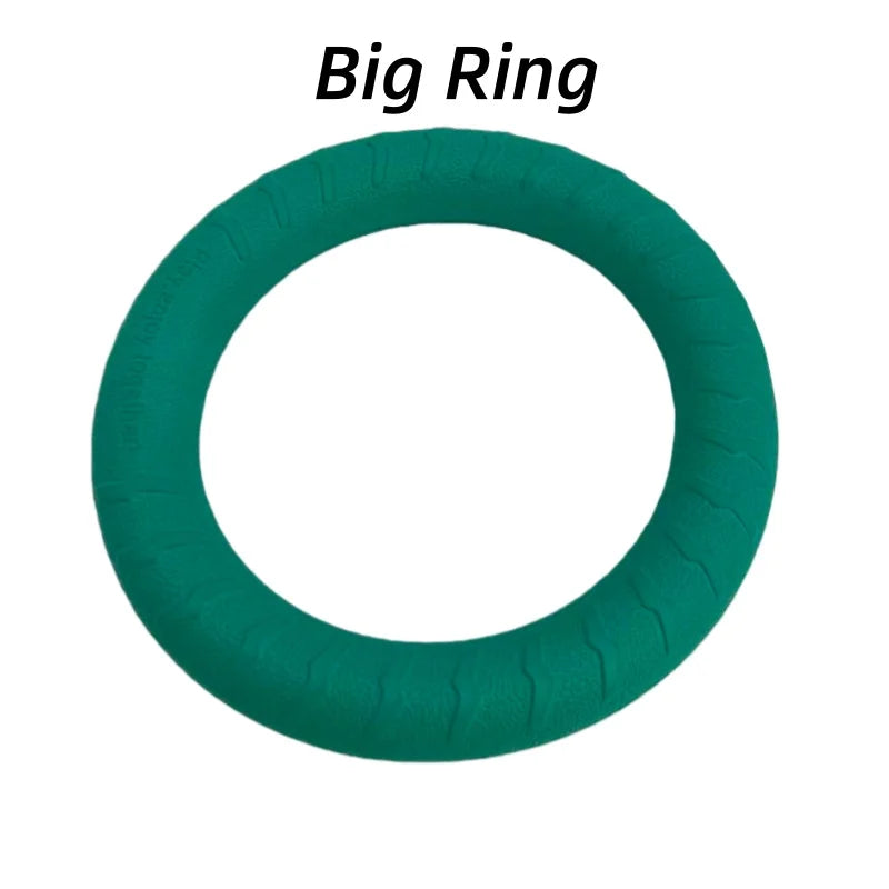EVA Pet Toy Ball Dog Floating Ball Training Dog Pull Ring Bite Resistant Teething Pet Ball Rope Ball Foam Bite Resistant Dog Toy