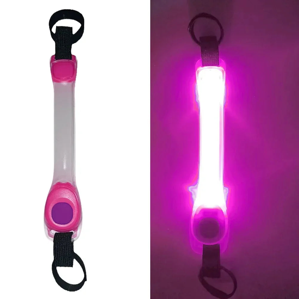 LED Light Strip Night Visibility Waterproof Dog Anti-Lost Safety Glowing Collar Multi-Color Pendants and Outdoor-Ready Flashing