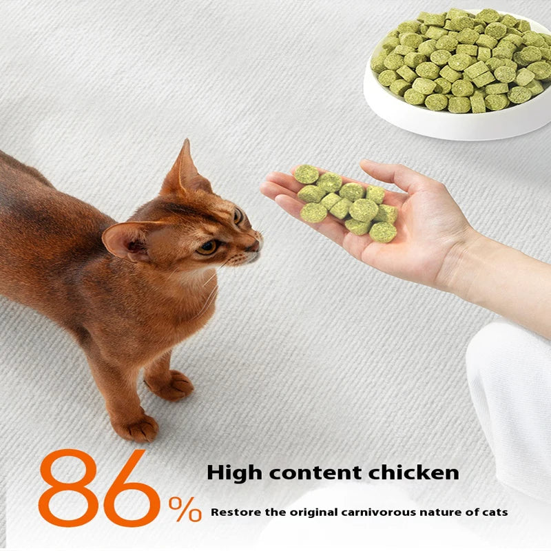 Cat Grass Freeze-Drying, Hair Removal, Ball Hair Removal, Hair Gain, Cheek Grinding, Teeth Cleaning, Cat Snacks, Hair Removal