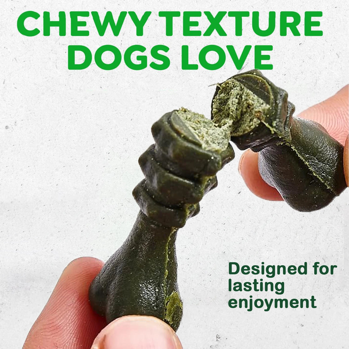 Dent Fresh Dog Treats, Peppermint Flavor Dental Toothbrush with Chlorophyll & Peppermint, Helps Clean Teeth & Healthy Gums