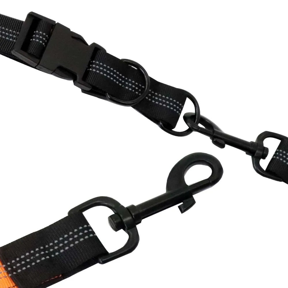 One-to-Three Belt Leash for Multiple Dogs Removable Elastic Telescopic Dog Leash Pet Supplies for Easy Outdoors Control