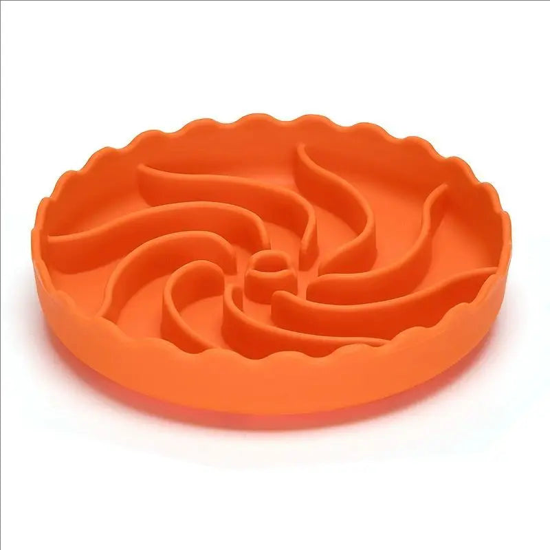 Dog Slow Food Bowl Food Grade Silicone Pet Slow Feeder Bowl with Suction Mat Dog Slow Eat Bowl Anti-choking Pet Feeding Supplies